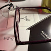 Close-up video of The Icon Violette sunglasses on a table